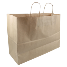 Draagtas bruin 45/17x33cm 100st Tpk270611